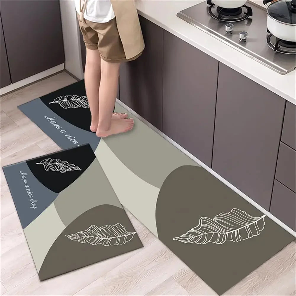 Navak Teppich, Küchenteppichmatten für Boden, Schlafzimmer, Wohnzimmer, langer Nachttisch, weicher, waschbarer Teppich, rutschfeste Fußmatte für Badezimmer, Eingang