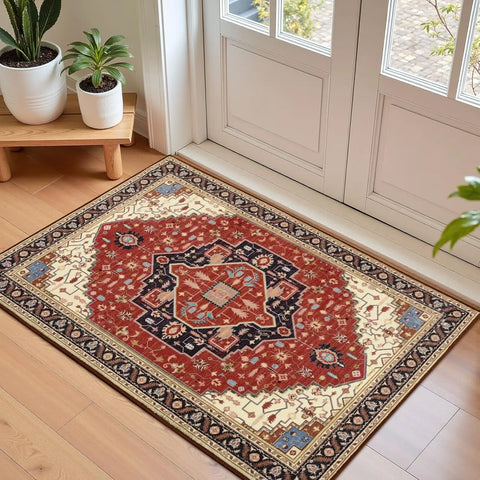 Navak Carpet Crystal Velvet Carpet Hellrosa Teppich für das Wohnzimmer, maschinenwaschbare Teppiche mit rutschfester Rückseite für Mädchenschlafzimmer, Cu