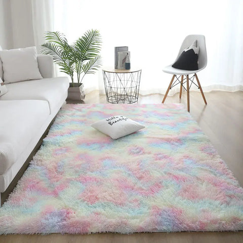 Navak Teppich, weicher, flauschiger Teppich, nordisch, modern, für Wohnzimmer, Sofas, Bodenmatte, 160 x 230 cm, Schlafzimmer, Nachttisch, Plüsch, großer Teppich, Kinderzimmer, Heimdekoration