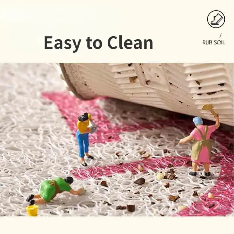 Navak Carpet Fußmatte mit süßem Blumenmuster, für drinnen und draußen, Willkommensmatten, rutschfeste Fußmatte für die Eingangstür