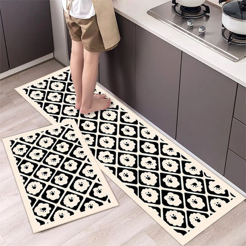 Navak Teppich Saugfähiger Küchenteppich Rutschfeste Bodenmatte Absorbiert Öl Küche Langer Bereich Teppich Schlafzimmer Teppich Eingang Fußmatte Home Decor Zimmer Tapis
