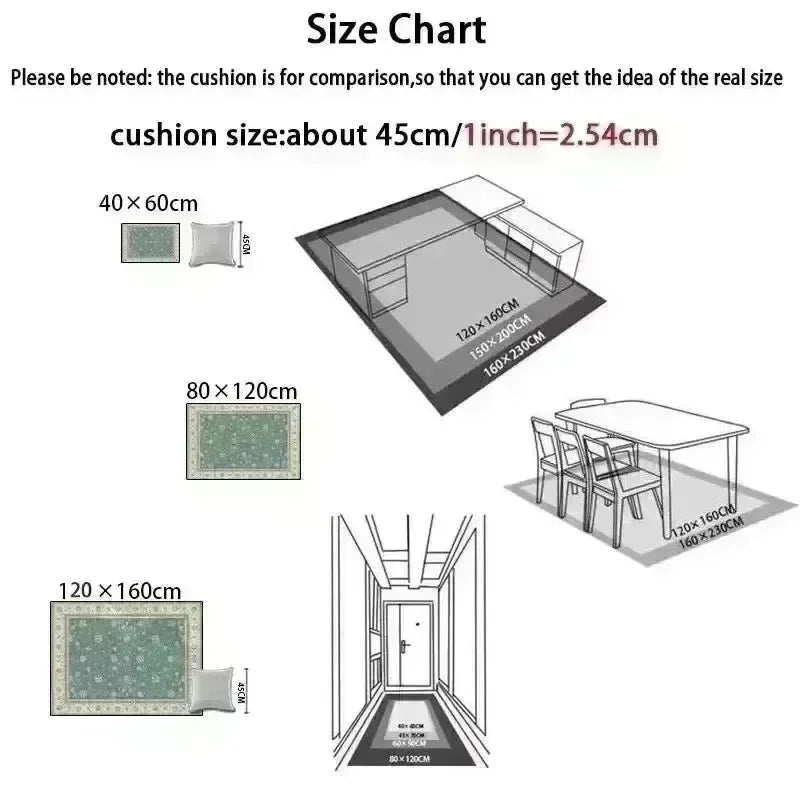Navak Carpet Europe Modern Style Welcome Carpet Living Room Sofa Bedroom Bedside Study Entrance Door Rug Non-slip Fashion Home Decor Mat