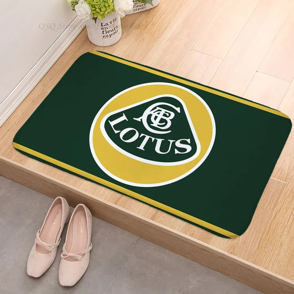 Navak Teppich, 1 Stück, Lotus Caterhams Racing Team, Auto-Bodenmatte, Bodenmatte, rutschfest, für Küche, Schlafzimmer, handgefertigt, getufteter Teppich, Teppich, Wohnzimmer