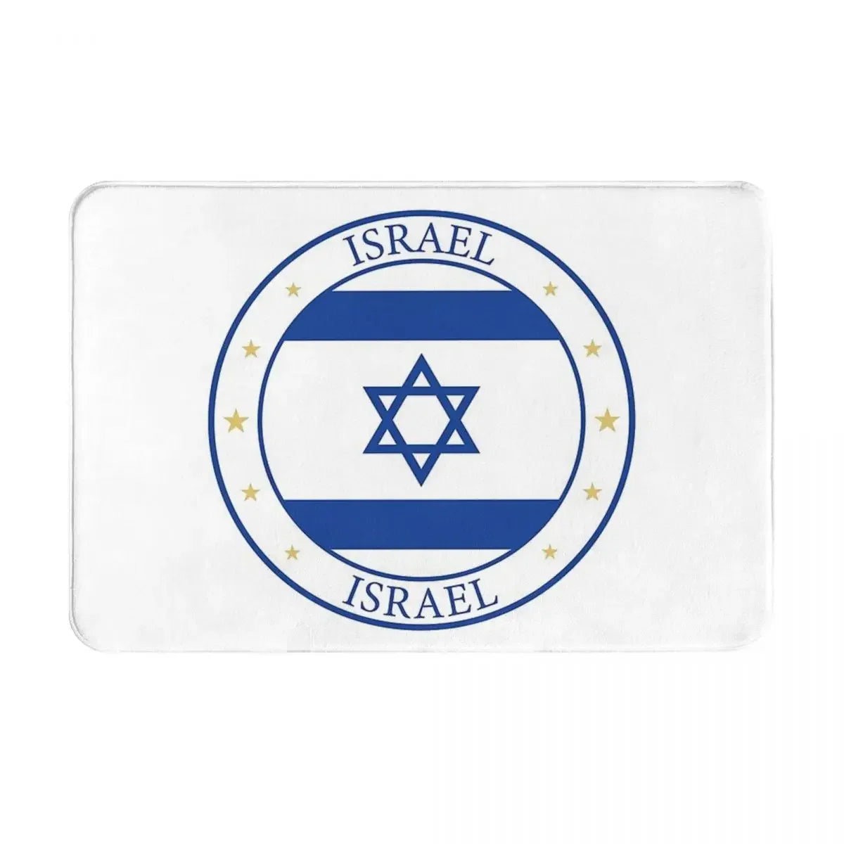 Navak Teppich Israel Flagge Anti-Rutsch-Fußmatte Bodenmatte Sandkratzteppich Teppich für Küche Eingang Zuhause Badezimmer Wohnzimmer Footpad Matten