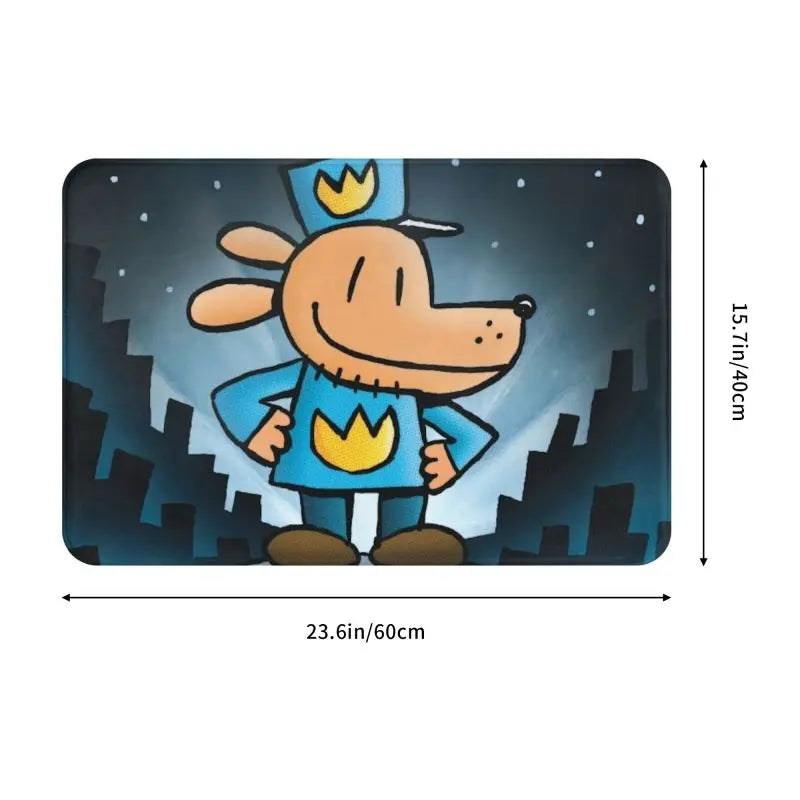 Navak Carpet Custom Dogs Man Fußmatte Matte Anti-Rutsch Bad Küche WC Teppich Teppich 40 * 60cm