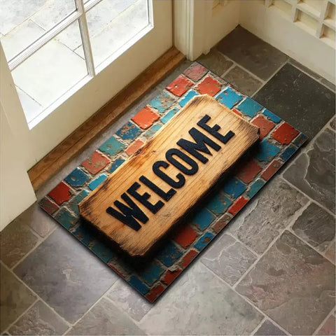 Navak Carpet Exclusive Picks Skandinavischer Eingangsbereich, leicht zu reinigen, rutschfest, wasserabsorbierend, Fußmatte für den Eingangsbereich, Innendekoration