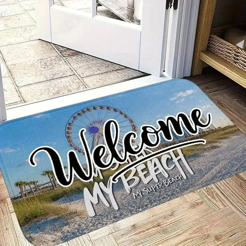 Navak Carpet 1PC Küchenteppich mit Charaktermuster, rutschfeste Fußmatten für Zuhause, Pop-Design, Badezimmerteppiche, Badematte, Teppich für Waschbecken, Wäschedekor