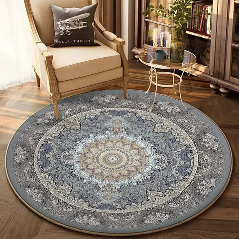 Navak Teppich Bohemian Runde Wohnzimmer Dekor Sofa Tisch Home Teppich Weiche Stuhl Matte Schlafzimmer