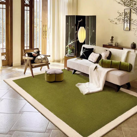 Navak Teppich, Wohnzimmer-Dekorationsteppich im französischen Stil, flauschige, weiche Lounge-Bodenmatte, große Teppiche für Schlafzimmer, dicker, waschbarer Garderobenteppich