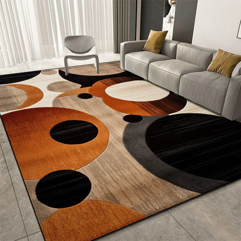 Navak Teppich Luxuriöse geometrische Teppiche für Wohnzimmerdekoration Sofa Große Fläche Heimteppiche für Schlafzimmer Weiche rutschfeste Matte für Kinder Коврик
