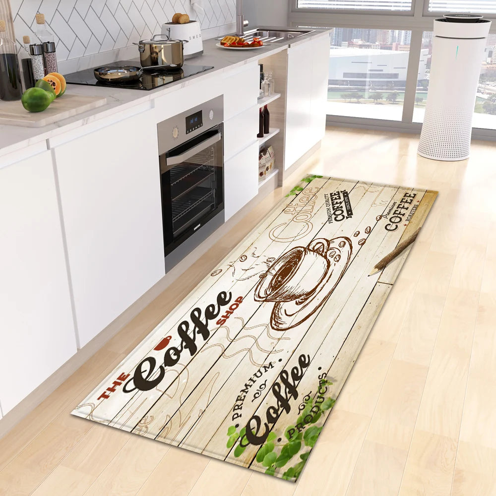 Navak Teppich Küche Bodenmatte Flur Eingang Fußmatte Home Wohnzimmer Kinder Schlafzimmer Dekoration Langer Teppich Badezimmertür Anti-Rutsch Fußteppich