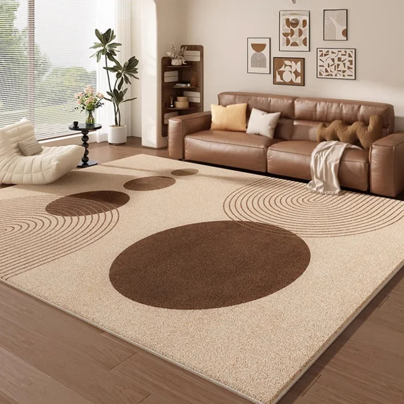 Navak Carpet Teppiche im französischen Retro-Stil für Schlafzimmer, flauschige, weiche Lounge-Bodenmatte, großflächige Wohnzimmer-Dekoration, Teppich, dicker Plüschteppich für Zuhause