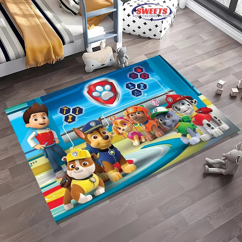 Navak Carpet 3D Neuankömmling Niedlicher Hunde-Cartoon-Teppich, Teppich für Wohnzimmer, Kinderzimmer, Schlafzimmer, Sofa, Küche, Fußmatte, Dekor, rutschfeste Bodenmatte für Kinder