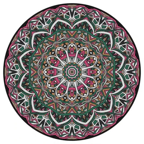 Navak Carpet Persian Style Living Room Carpet Bedroom Decoration Dressing Table Cloakroom Non-slip Floor Carpets Circular Area Rugs