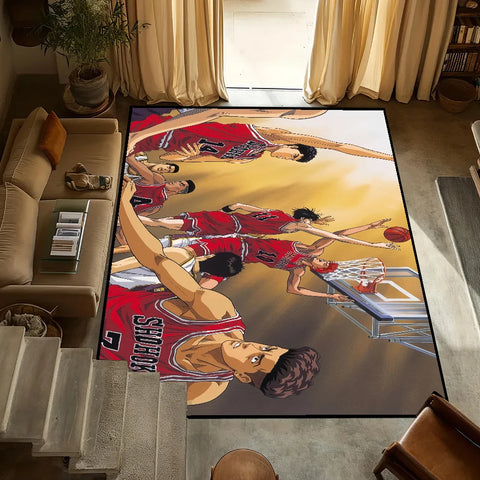 Navak Teppich kleiner Dunk Teppich Anti-Rutsch Küche Schlafzimmer Handgemacht Anime Tufted Teppich Teppich Slam Wohnzimmer Eingang Dekoration