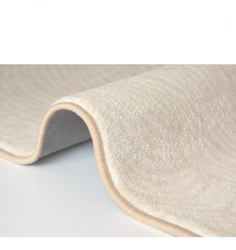Navak-Teppich, japanische minimalistische Wohnzimmerdekoration, Plüschteppich, weiche Teppiche für Schlafzimmer, Lounge-Teppich, rutschfeste, flauschige Matte, großflächige Teppiche