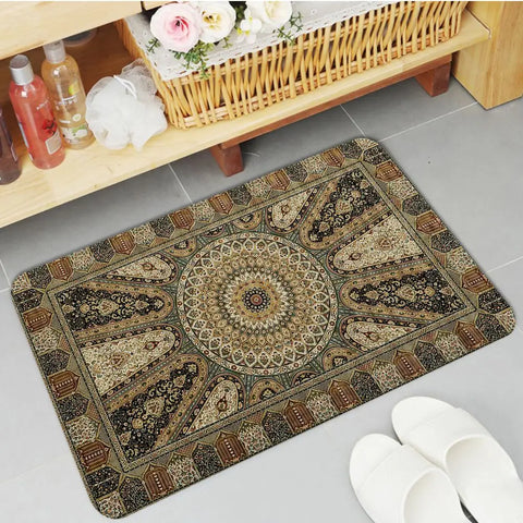 Navak Teppich Boho Perserteppich Muster Küchenmatte rutschfeste Waschküchenmatte Wäschedekor Balkon Kind Wohnzimmer Moderne Wohnkultur