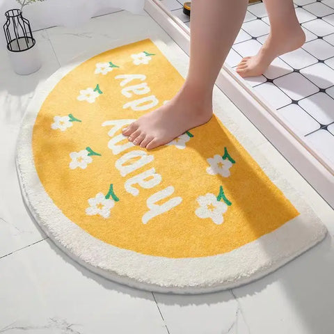 Navak Carpet Exclusive Picks Cartoon-Badezimmer-Rutschfeste Fußmatten, Eingangsbereich, Kunstkaschmir-Bodenteppich, Schlafzimmer, Badezimmer, rutschfeste Bodenmatte, Heimdekoration