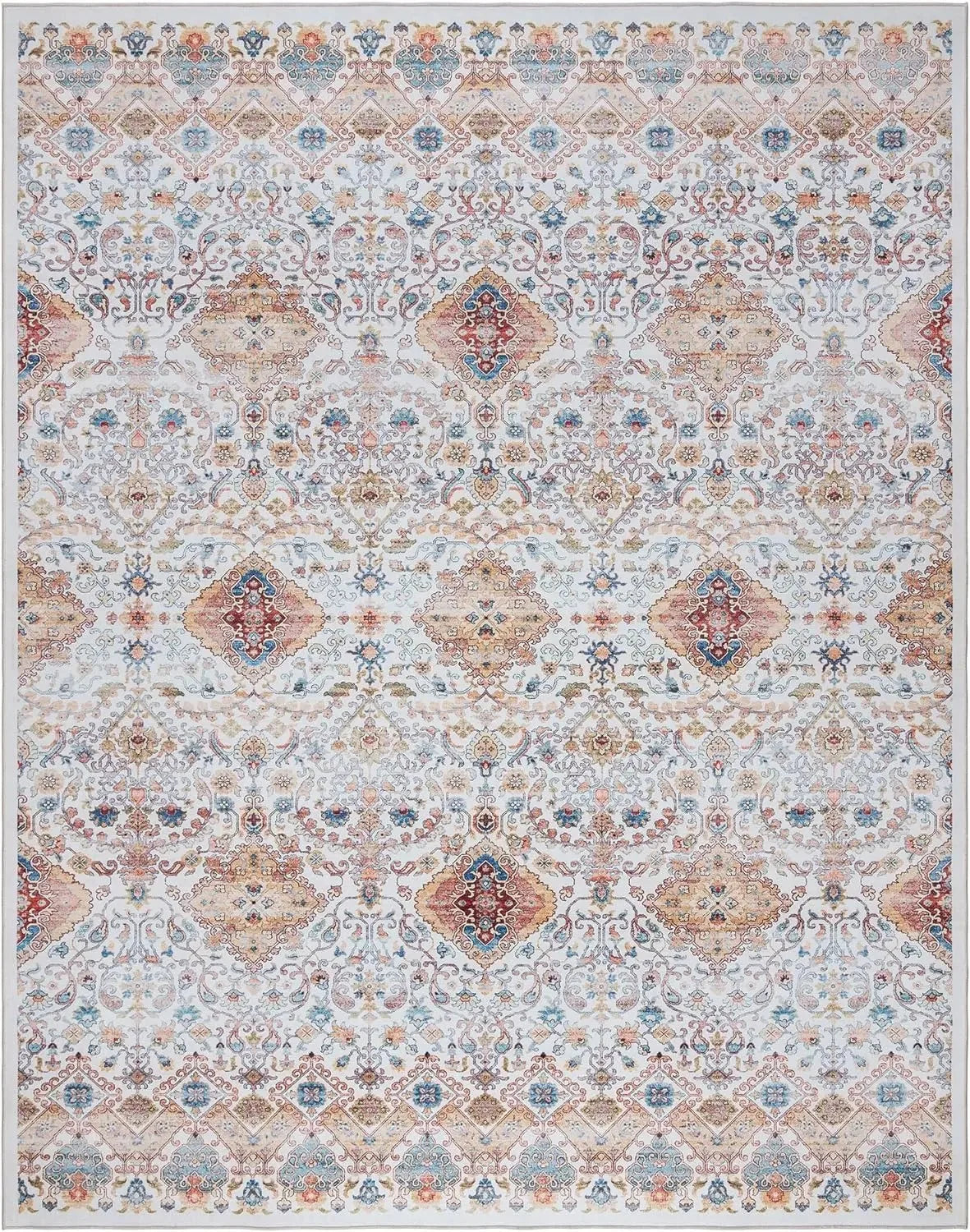 Navak Carpet Exclusive Picks Bohemian Style Loop-Pile Rug - Ultra-Thin, Stain-Resistant, Non-Slip Carpet for Living Room & Office, Soft Floor Mat