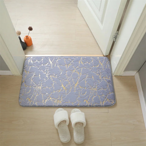 Navak Teppich-Badematte, moderner Wohnzimmerbereich, kleiner Teppich, waschbar, Schlafzimmer-Fußmatte, Badezimmer, rechteckig, rutschfest, Toilettenboden, Kunstmatte