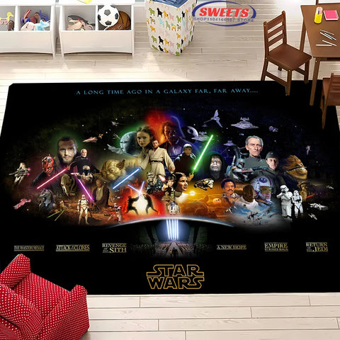 Navak Carpet New Shelves! 3D Classic Movie Theme Carpet, Living Room Bedroom Office Children's Room of Choice, Non-slip Machine Washable Mat