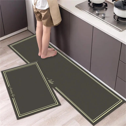 Navak Teppich, Küchenteppichmatten für Boden, Schlafzimmer, Wohnzimmer, langer Nachttisch, weicher, waschbarer Teppich, rutschfeste Fußmatte für Badezimmer, Eingang