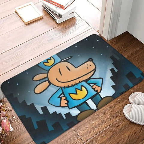 Navak Carpet Custom Dogs Man Fußmatte Matte Anti-Rutsch Bad Küche WC Teppich Teppich 40 * 60cm