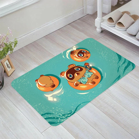 Navak Teppich Animal C-Crossing Game Bodenmatte Home Teppich Eingang des Hauses Zimmer Teppiche Teppiche Balkon Küche Teppich Fuß Fußmatte Türmatten Bad