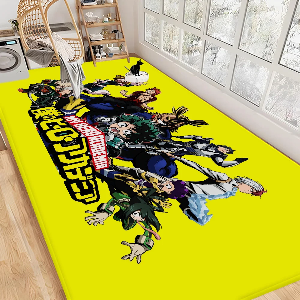 Navak Carpet My Hero Academia Hallway Carpet Retro Multiple Choice Living Room Kitchen Rug Non-Slip Welcome Rug