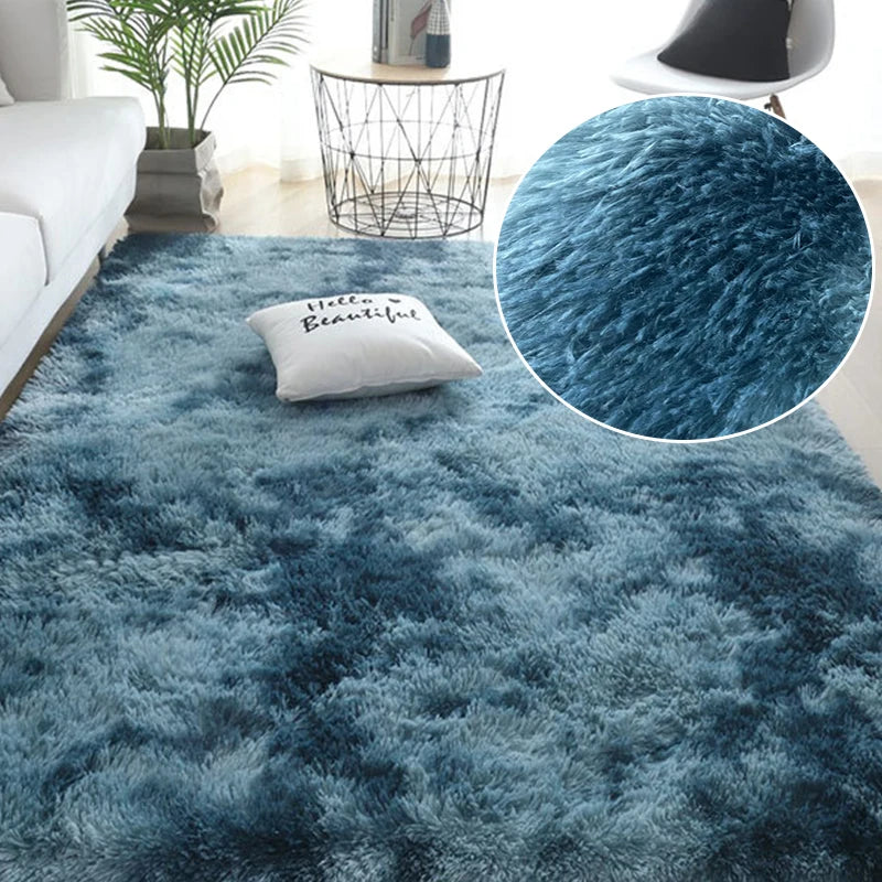 Navak Carpet Superweicher Shaggy-Teppich für Wohnzimmer, Schlafzimmer, flauschiger Plüsch-Teppich für den Innenbereich, pelzige Fußmatten für Kinder, Kinderzimmer, Mädchen, rosa Teppich