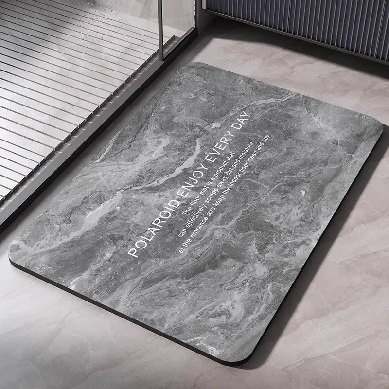 Navak Carpet Super saugfähiger Badezimmerteppich, Badematte, Bodenfußmatten, schnelltrocknend, rutschfeste Duschunterlage, Toilettenteppich, waschbar