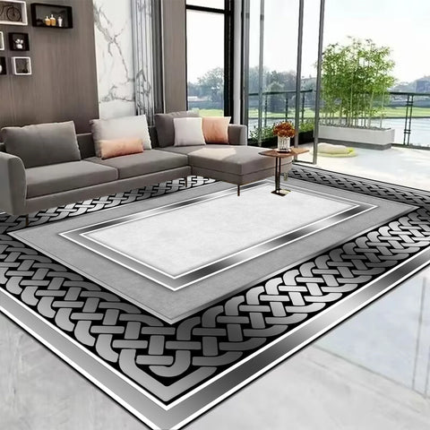 Navak Teppich, europäischer Goldteppich, großer Wohnzimmerteppich, Heimdekoration, luxuriöse Couchtischmatte, rutschfest, waschbar, für Schlafzimmer, Dekoration, Alfombra