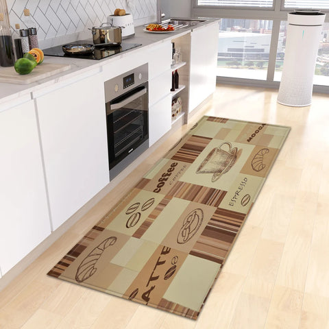 Navak Teppich Küche Bodenmatte Flur Eingang Fußmatte Home Wohnzimmer Kinder Schlafzimmer Dekoration Langer Teppich Badezimmertür Anti-Rutsch Fußteppich