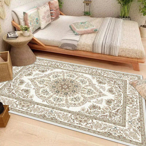 Navak Carpet Light Luxury Boho Decorative Rug for Living Room Decoration Home Bohemian Bedroom Carpet Washable Large Rug Persian Floor Mats