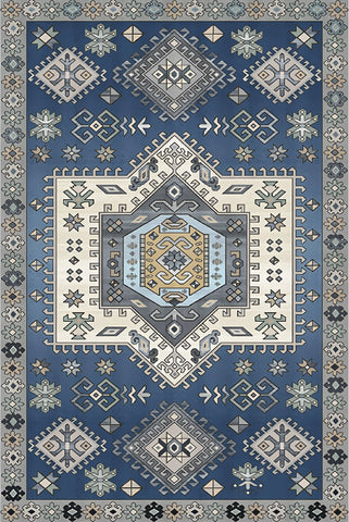Navak Teppich Retro Nordisches Boho-Muster Teppich Wohnzimmerdekor Sofa Teppich Schlafzimmer Nachttisch Weicher Teppich Küche Esstisch Bodenmatte Fußmatte