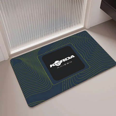 Navak Carpet K-Korda Angellogo Bodenmatte Kinderzimmer Schlafzimmer Dekoration Balkon Anti-Rutsch-Fußmatte Wohnzimmer Willkommensteppich