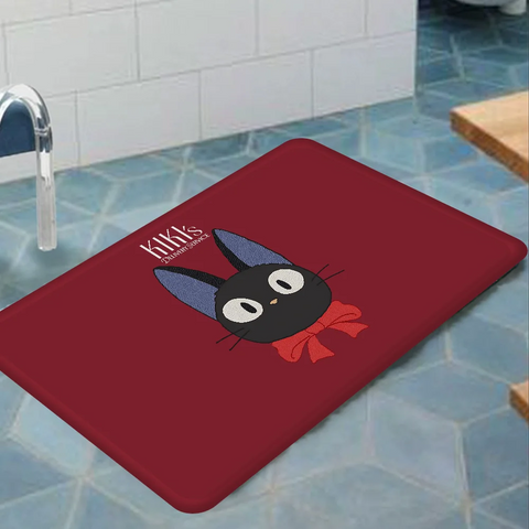 Navak Carpet KiKi Jiji Cat Room Mats Nordic Style Home Doormat Bathroom-Toilet Mats Bedroom Hotel Decor Mat