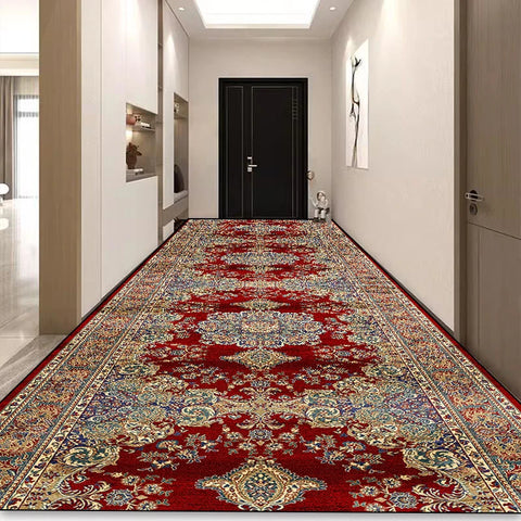 Navak-Teppich, Bohemian-Stil, langer Flurteppich, luxuriös, persische Dekoration, Flurteppich, rutschfest, leicht zu reinigen, Bodenmatte, Treppenläufer, Teppiche