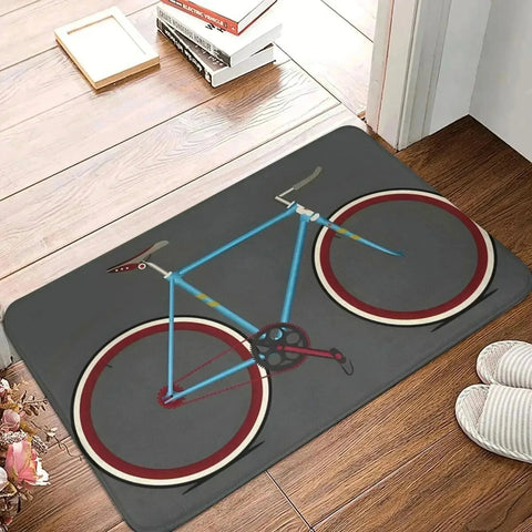 Navak Carpet 1 Stück 3D-Muster Landschaft Fußmatten Küchenteppiche Rutschfeste Pop-Design Badezimmerteppiche Badematte Teppich für Zuhause Waschbecken Wäsche Dekor