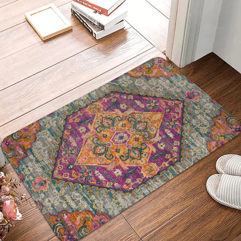 Navak Carpet Moroccan Ethnic Style Decorative Carpet Bohemian Welcome Mat Welcome Mat Kitchen Rug Entrance Door Floor Mat Door Mat Entrance