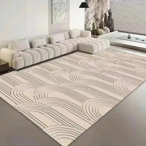 Navak Teppich, abstrakte Linien, bedruckt, Wohnzimmerteppich, rutschfest, für Zuhause, Hotel, Lobby, Bodenmatte, Küche, Schlafzimmer, Dekoration, Teppich, waschbar, Eingangsbereich, Fußmatte