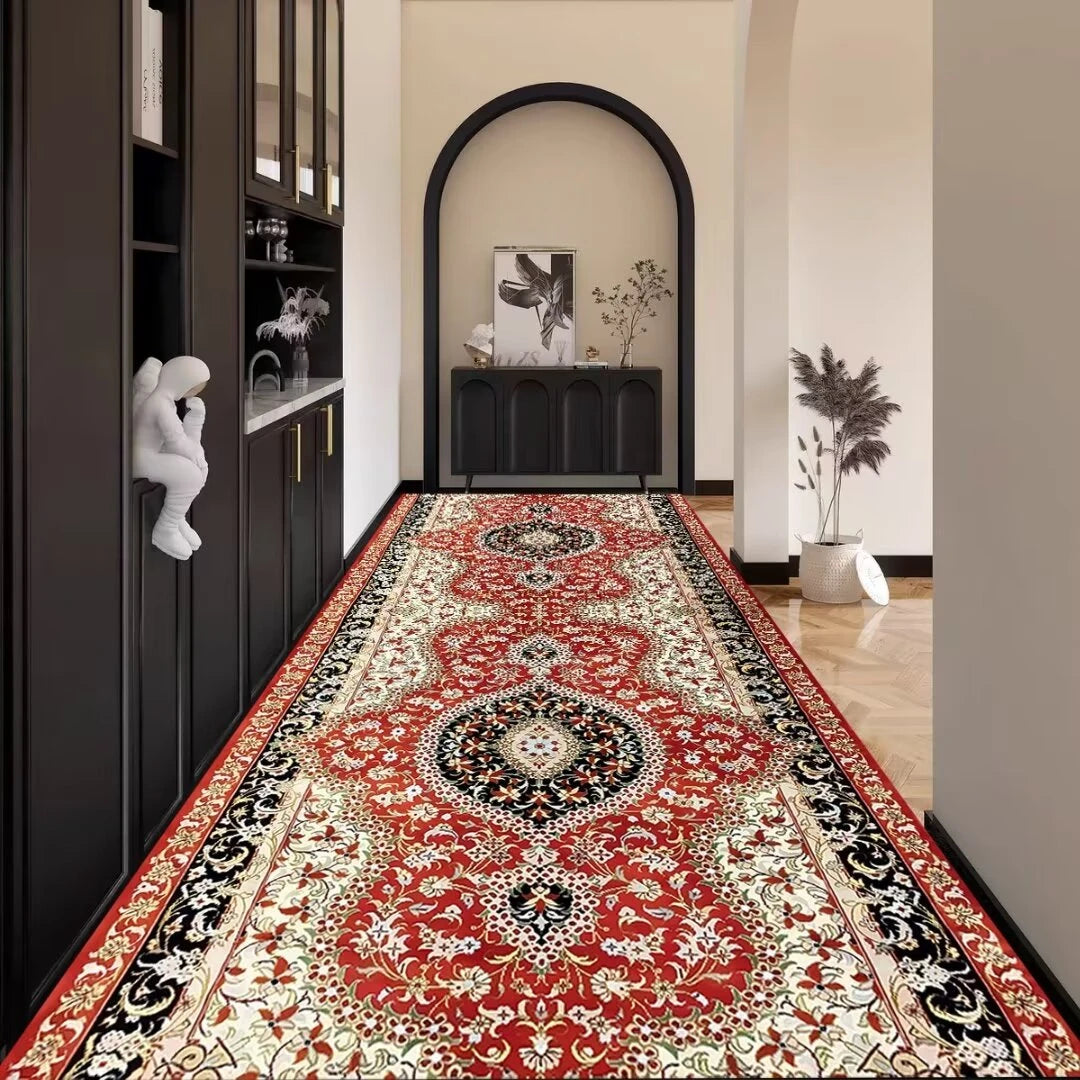 Navak Carpet Persian Corridor Carpet Retro Decoration Home Hall Passageway Runner Rug Non-slip Stairway Carpets Customizable Luxury Aisle Mat