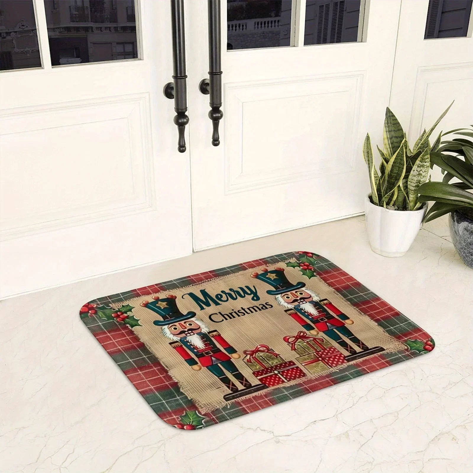 Navak Teppich, Weihnachts-Nussknacker, festliches Feiertags-Design, Willkommens-Fußmatten, Heimdekoration, Küche, Flur, Balkon, Teppiche, Weihnachtsdekoration
