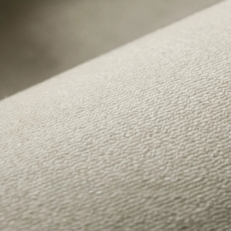 Navak Teppich, luxuriöser Wohnzimmerteppich, rund, beige, minimalistischer Teppich, hochwertige Schlafzimmer-/Arbeitszimmerteppiche, weiche, bequeme Nachttischteppiche, Tapete
