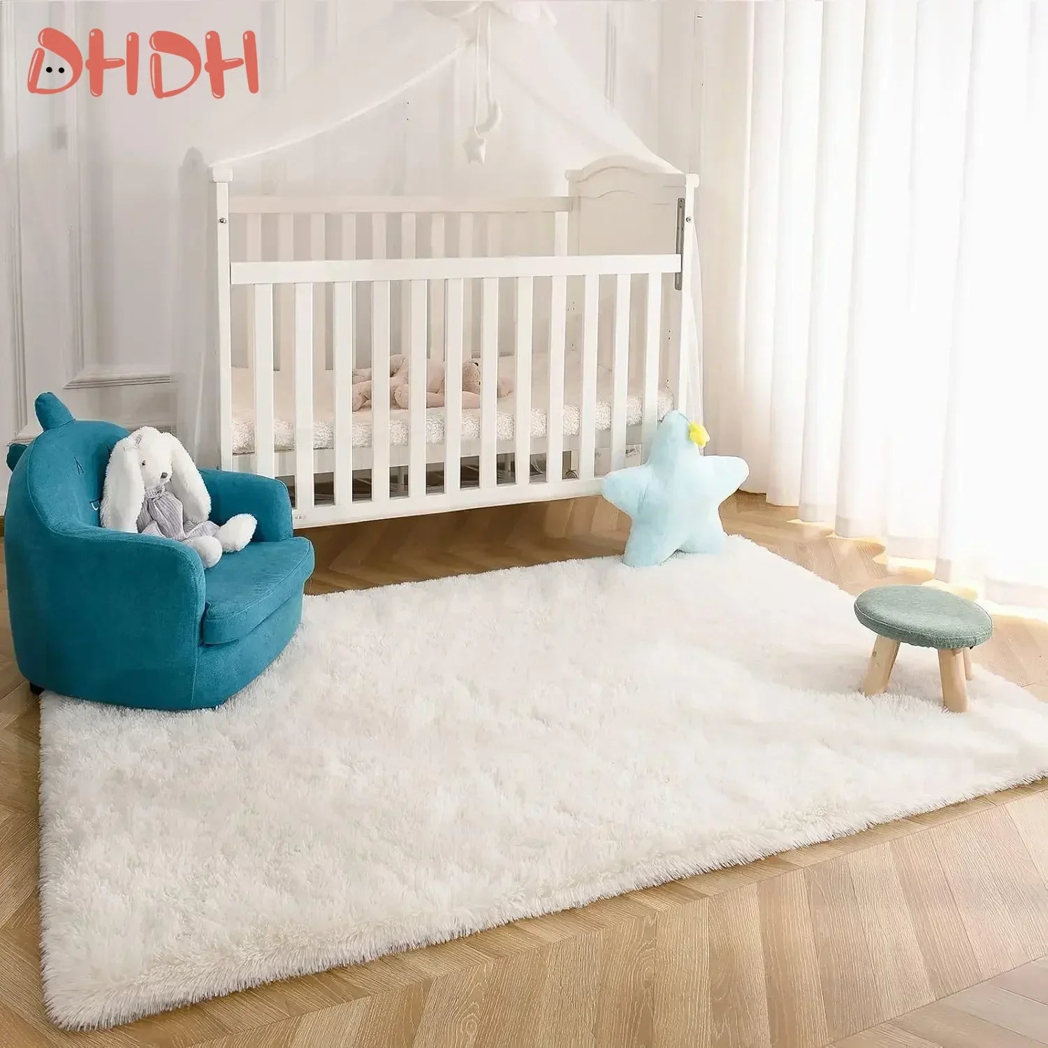 Navak Carpet Soft Rugs for Bedroom Large Carpet for Living Room Fluffy Hall Sofa Area Rug Carpets Room Decor Plush Rugs for Children Play Mat