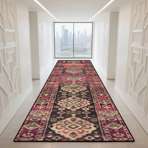 Navak Carpet Morocco Hall Corridor Carpet Non-slip Washable Home Runner Stairway Rug Outdoors Aisle The Long Corridor Mat Customizable Lobby