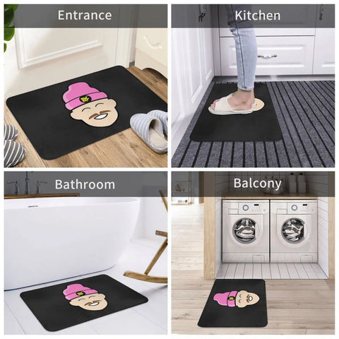 Navak Carpet Billy Bolt Anti-Rutsch-Fußmatte, Bodenmatte, staubdichter Teppich für Küche, Eingang, Zuhause, Balkon, Fußmatten