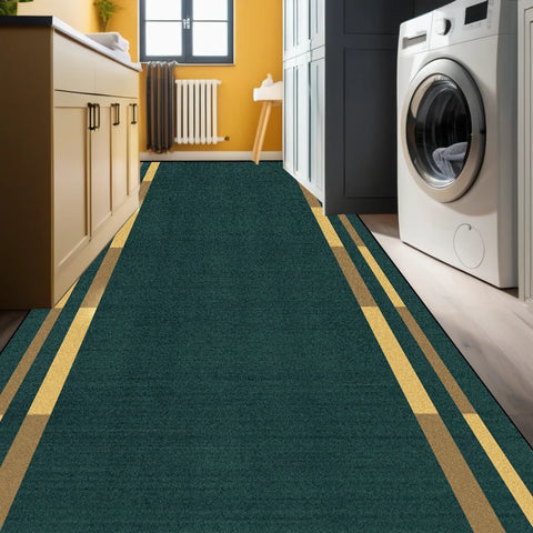 Navak Teppich Moderner geometrischer Flurteppich Küchendekor Rutschfeste Läuferteppiche Badezimmer Durchgangs-Eingangstürmatte Hotellobby Lange Teppiche