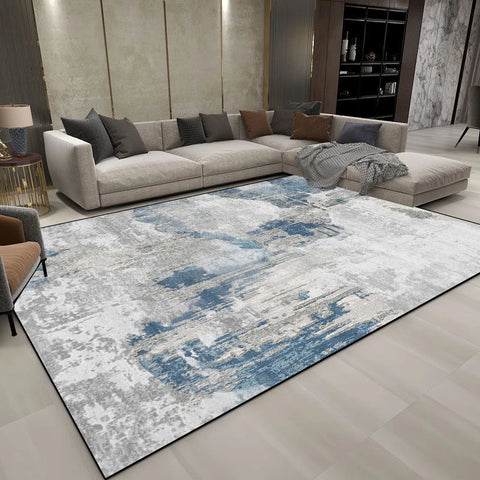 Navak Carpet Modern Decoration Abstract Carpets Living Room Light Luxury Carpet Home Sofa Grey Floor Mat Washable Bedroom Cloakroom Soft Rugs