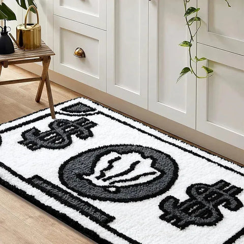 Navak Carpet Exclusive Picks Verbessertes Material Personalisierte US-Dollar Schlafzimmer Weicher rutschfester Teppich Wohnzimmer Küche Badezimmer Waschbare Teppichmatte
